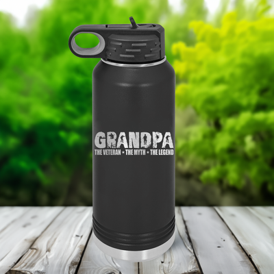 Grandpa Vet Myth Legend Water Bottle