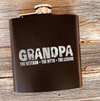 Grandpa Vet Myth Legend Flask