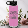 Light Purple Fathers Day Water Bottle With Great Dads Look Like This Design