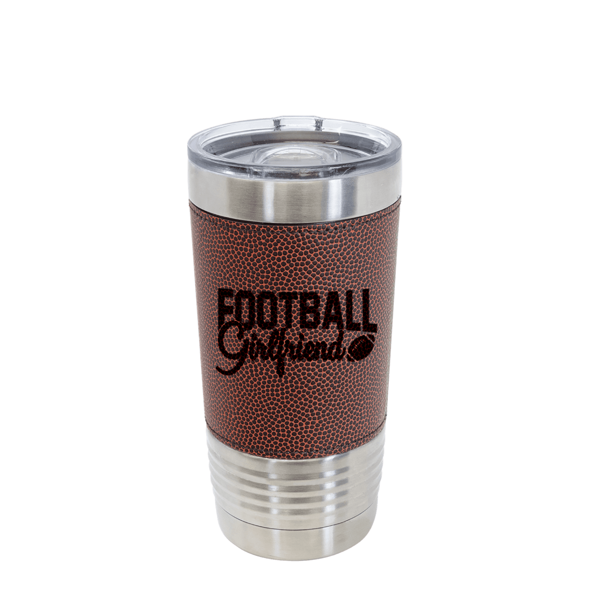 Unique Personalized Gridiron Romance Football Tumbler Customized Football Tumbler Gifts for Men by Groovy Guy