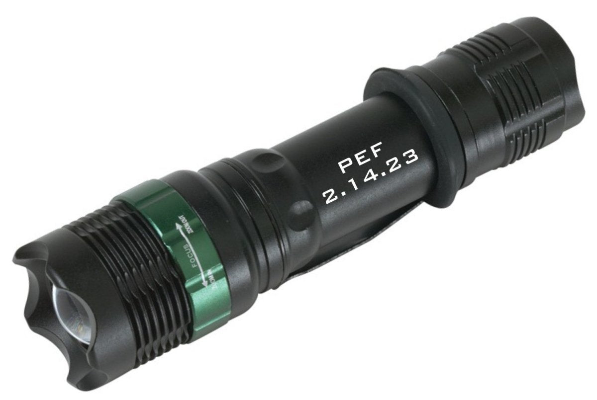 Unique Personalized High Powered Flashlight Customized Gifts for Men by Groovy Guy