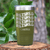 Military Green Retirement Tumbler With Groovy And Retired Design
