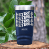 Navy Retirement Tumbler With Groovy And Retired Design