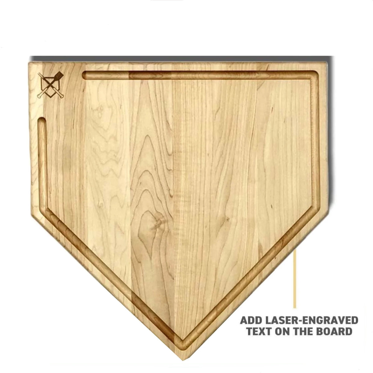 Unique Personalized Baseball Plate Cutting Board Customized Cutting Board Gifts for Men by Groovy Guy
