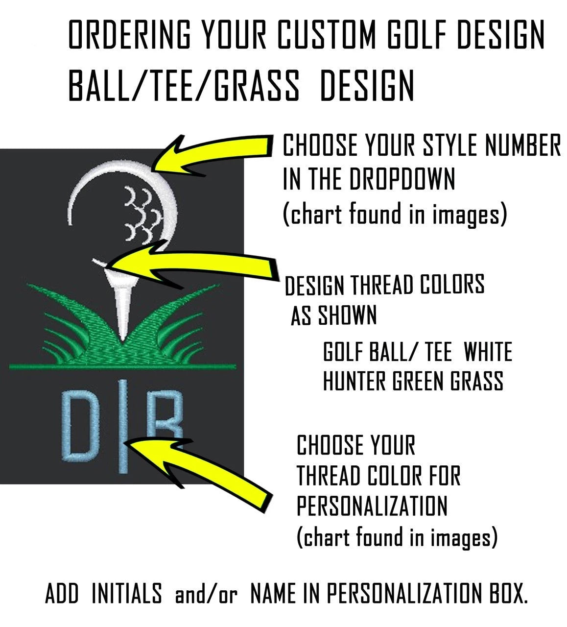 Unique Personalized Golf Team Monogrammed Towel Customized Golf Towel Gifts for Men by Groovy Guy