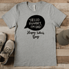 Grey Mens T-Shirt With Hello Hungry Im Dad Design