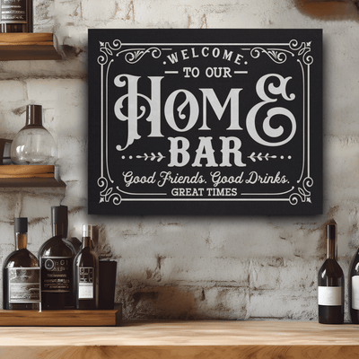 Black Silver Leather Wall Decor With Home Bar Life Design