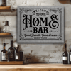 Grey Leather Wall Decor With Home Bar Life Design