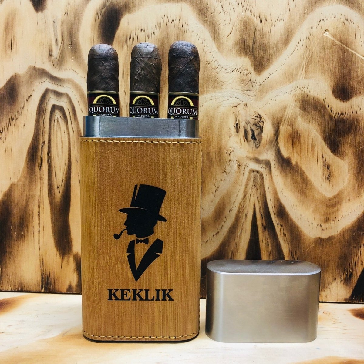 Unique Personalized Cigar Travel Set Customized Cigar Gifts for Men by Groovy Guy