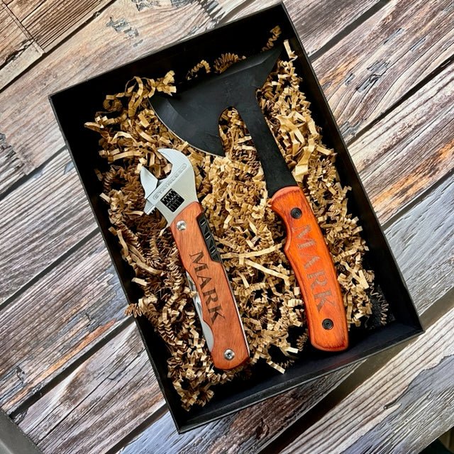 Unique Personalized Ultimate Man Gift Box Set Customized Gift Set Gifts for Men by Groovy Guy