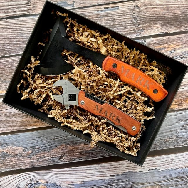 Unique Personalized Ultimate Man Gift Box Set Customized Gift Set Gifts for Men by Groovy Guy