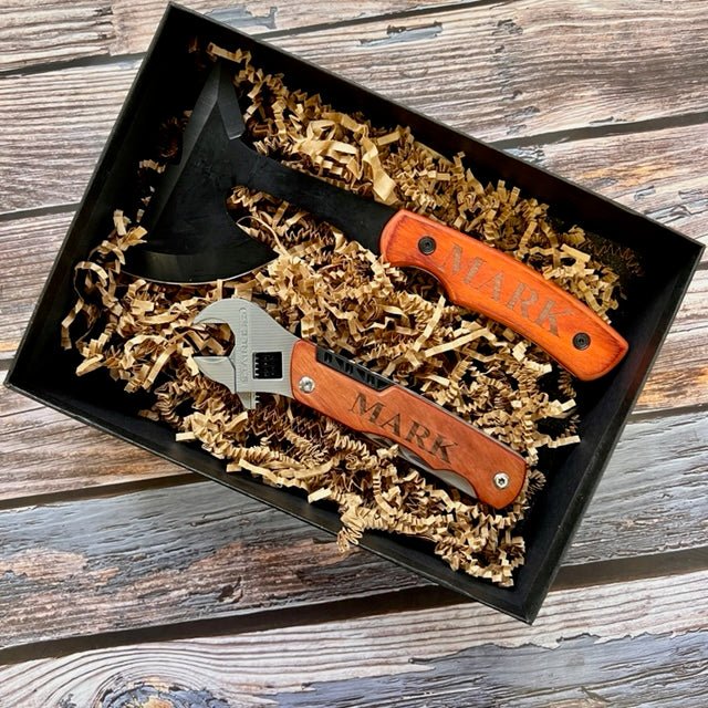 Unique Personalized Ultimate Man Gift Box Set Customized Gift Set Gifts for Men by Groovy Guy