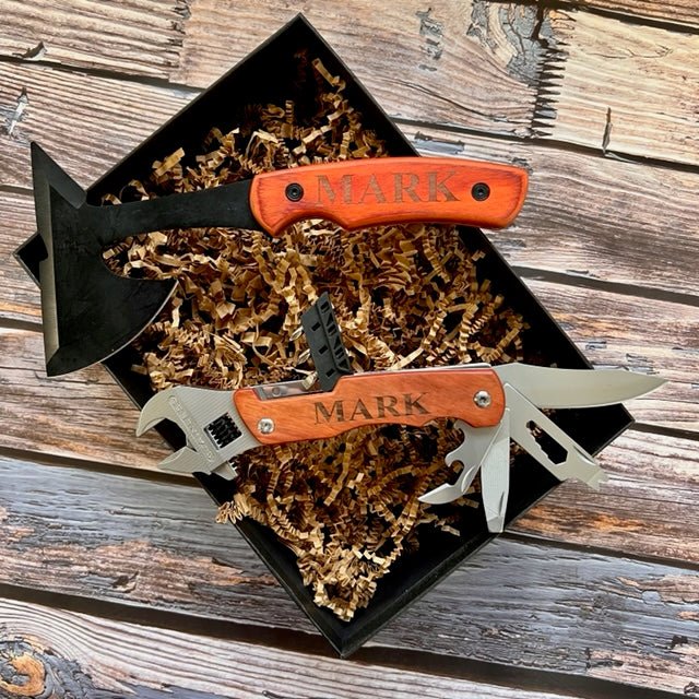 Unique Personalized Ultimate Man Gift Box Set Customized Gift Set Gifts for Men by Groovy Guy