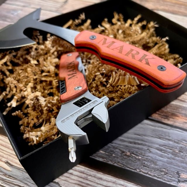 Unique Personalized Ultimate Man Gift Box Set Customized Gift Set Gifts for Men by Groovy Guy