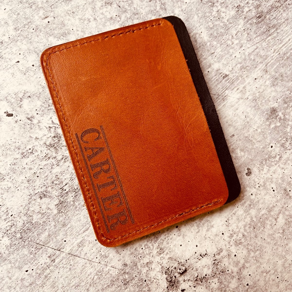 Unique Personalized Engraved & Tailored Customized Wallet Gifts for Men by Groovy Guy