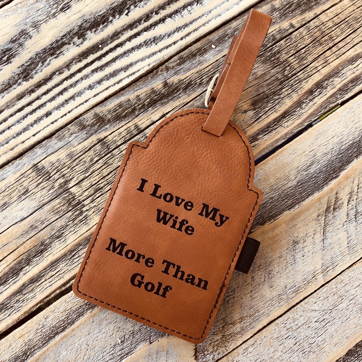 Unique Personalized Tee - Off Personalized Golf Bag Tag Customized Golf Gifts for Men by Groovy Guy