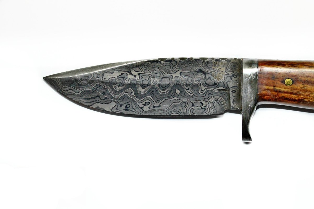 Unique Personalized Drop - Style Damascus Blade Customized Damascus Knife Gifts for Men by Groovy Guy