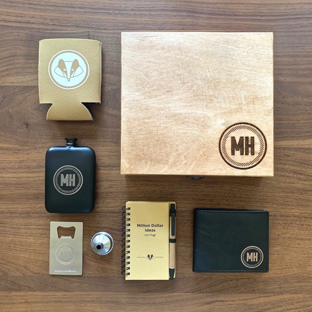 Unique Personalized All In One Gift Box Customized Gifts for Men by Groovy Guy