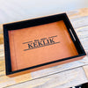 Rawhide Leather Serving Tray