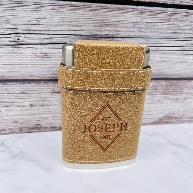 Unique Personalized Trifecta Flask Customized Gifts for Men by Groovy Guy