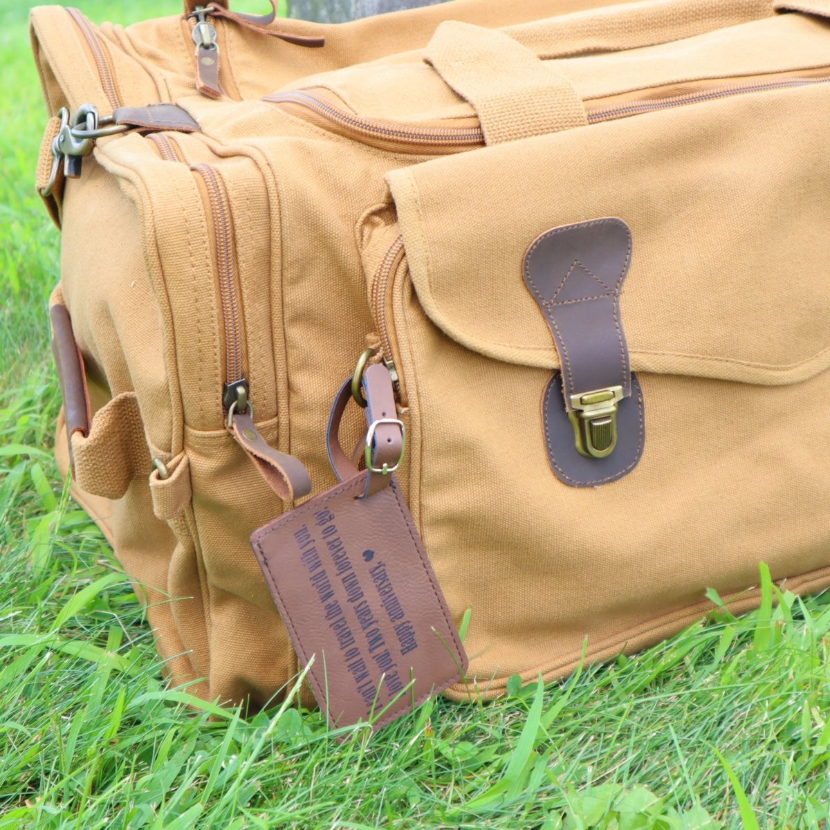 Unique Personalized Sappy Traveler Duffle Customized Gifts for Men by Groovy Guy