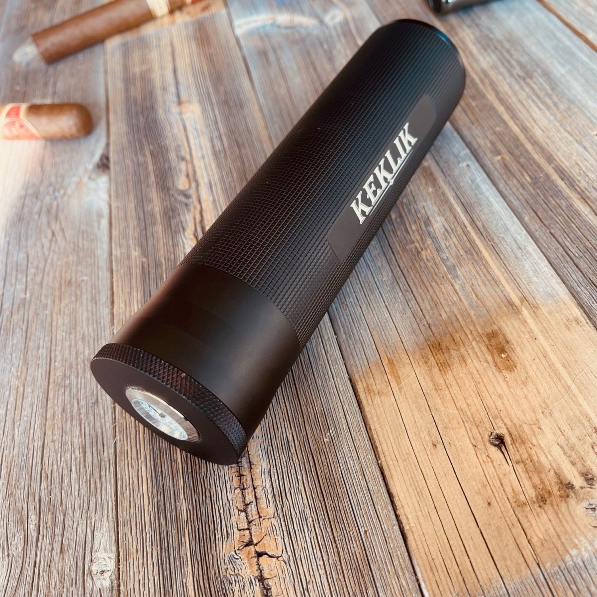 Unique Personalized Stogies To Go Metal Cigar Humidor Customized Cigar Gifts for Men by Groovy Guy