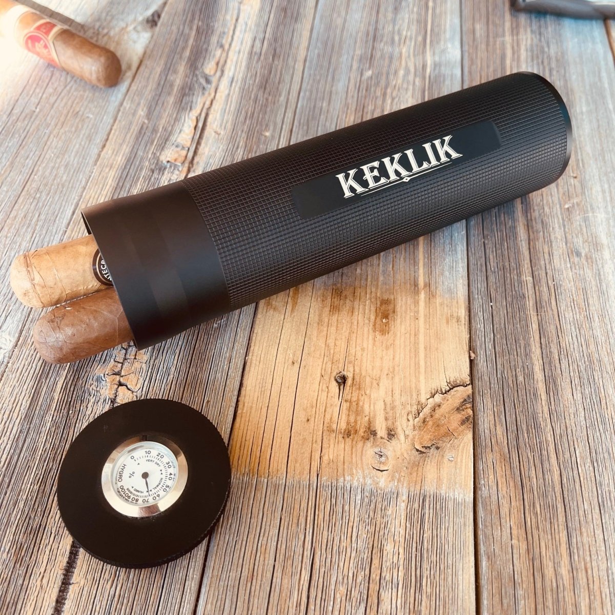 Unique Personalized Stogies To Go Metal Cigar Humidor Customized Cigar Gifts for Men by Groovy Guy