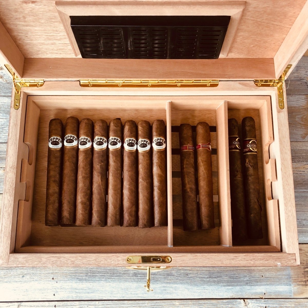 Unique Personalized Luxury Cigar Humidor Customized Humidor Gifts for Men by Groovy Guy
