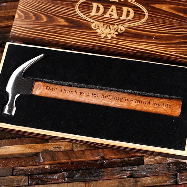 Unique Personalized Dads Hammer Time Customized Gifts for Men by Groovy Guy