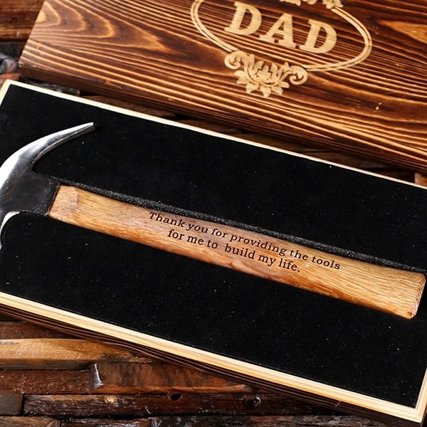 Unique Personalized Dads Hammer Time Customized Gifts for Men by Groovy Guy