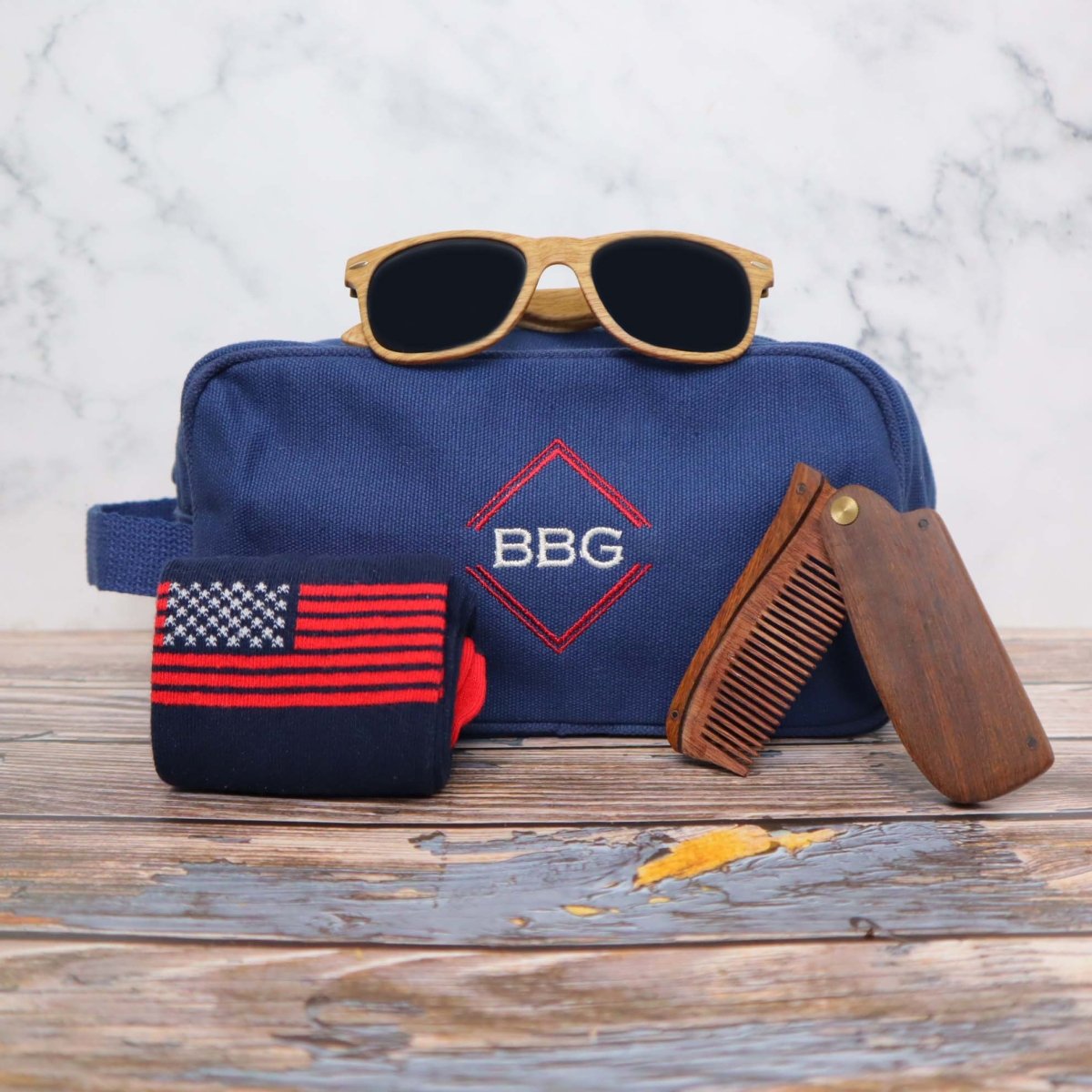 Unique Personalized All American Man Customized Gifts for Men by Groovy Guy