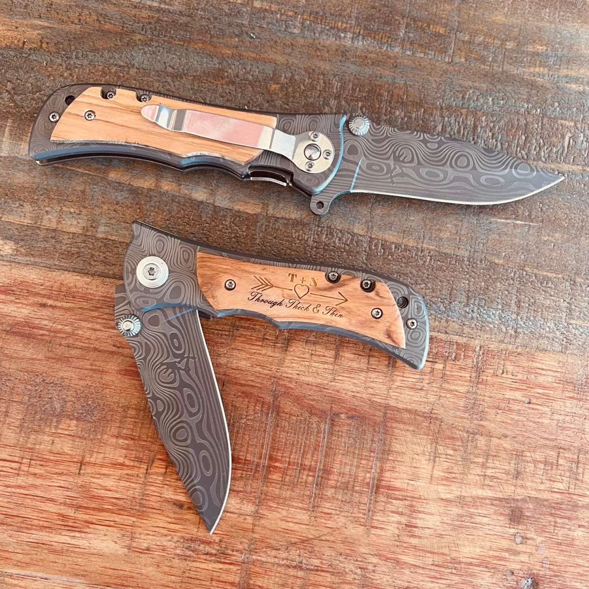 Unique Personalized Knife to Remember Customized Anniversary Gifts for Men by Groovy Guy