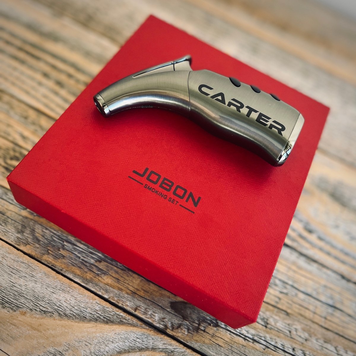 Unique Personalized Armored Torch Customized Lighter Gifts for Men by Groovy Guy