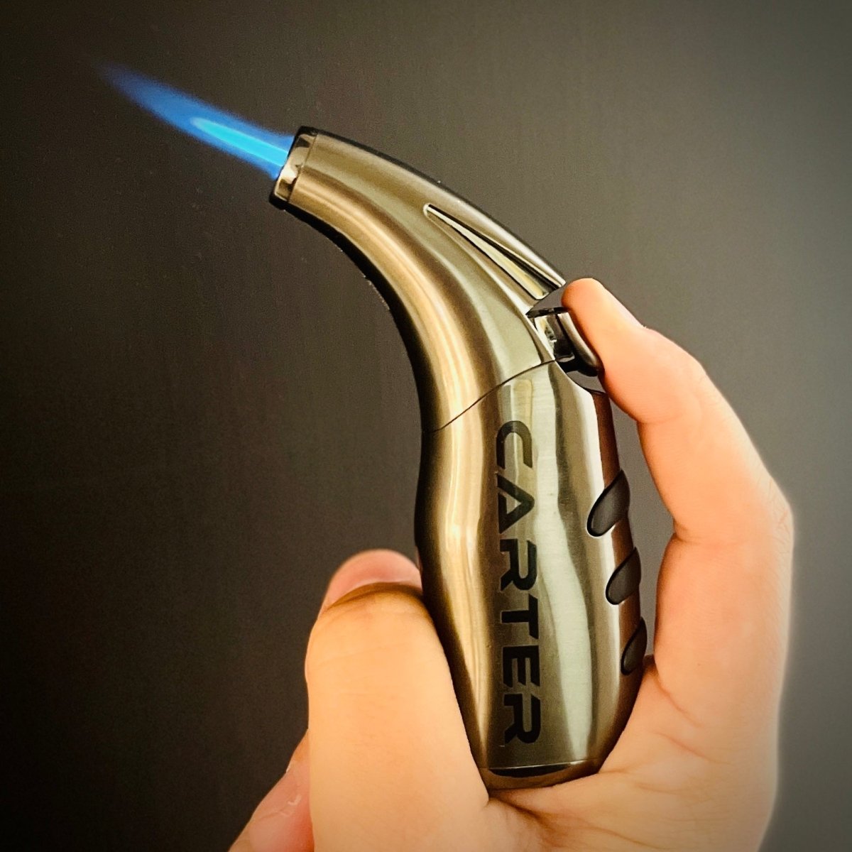 Unique Personalized Armored Torch Customized Lighter Gifts for Men by Groovy Guy