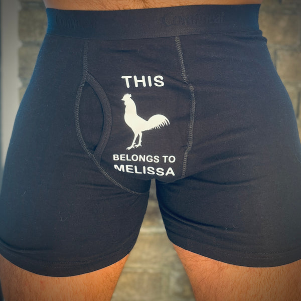 Unleash the Laughter: Funny Personalized Men's Boxer - Perfect Gift for  Your Girlfriend