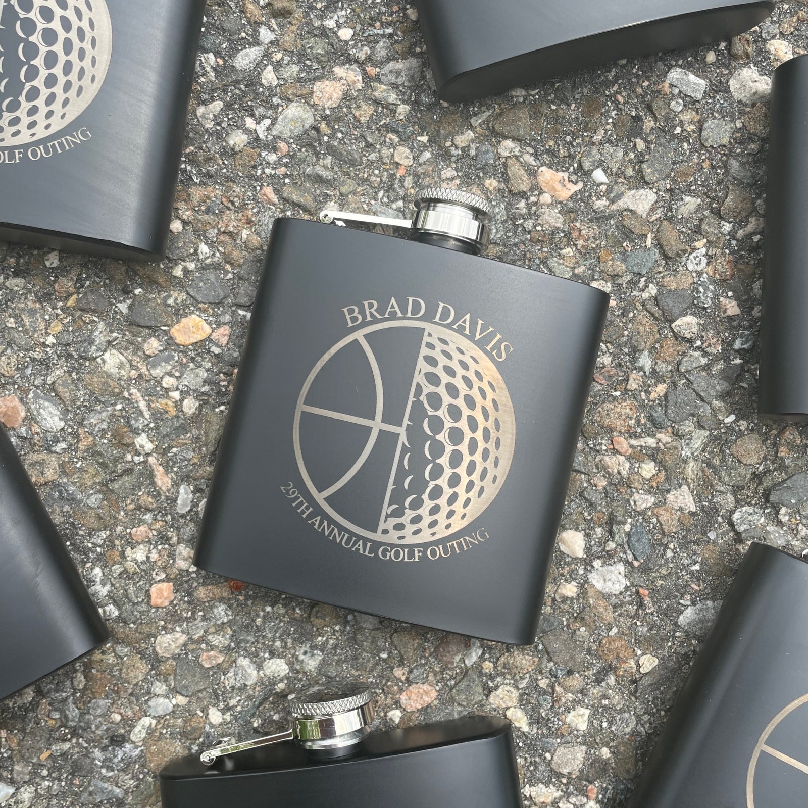 Customizable Golf Bag Flask