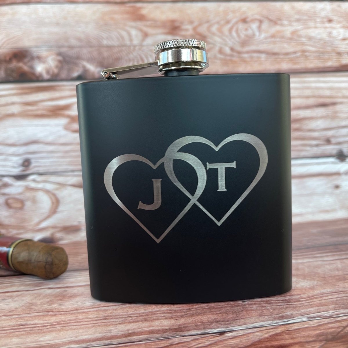 Unique Personalized Forever Flask Customized Valentines Gifts for Men by Groovy Guy