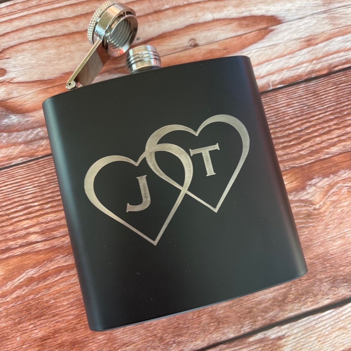 Unique Personalized Forever Flask Customized Valentines Gifts for Men by Groovy Guy