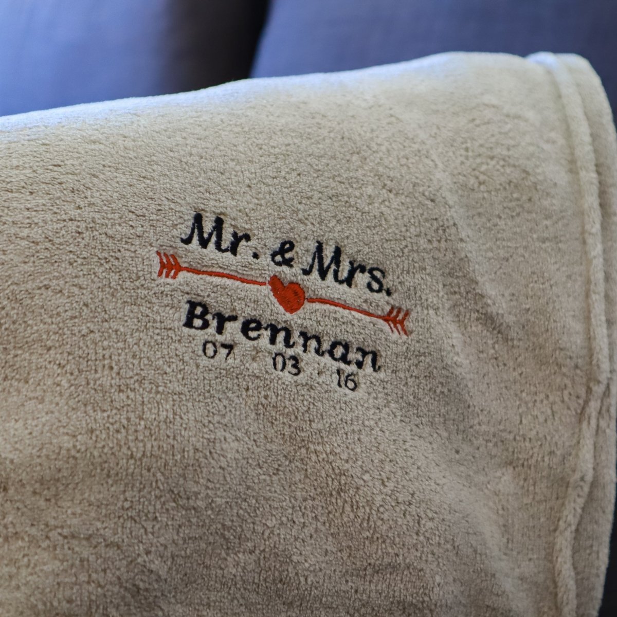 Unique Personalized Lovers Personalized Blanket Customized Anniversary Gifts for Men by Groovy Guy