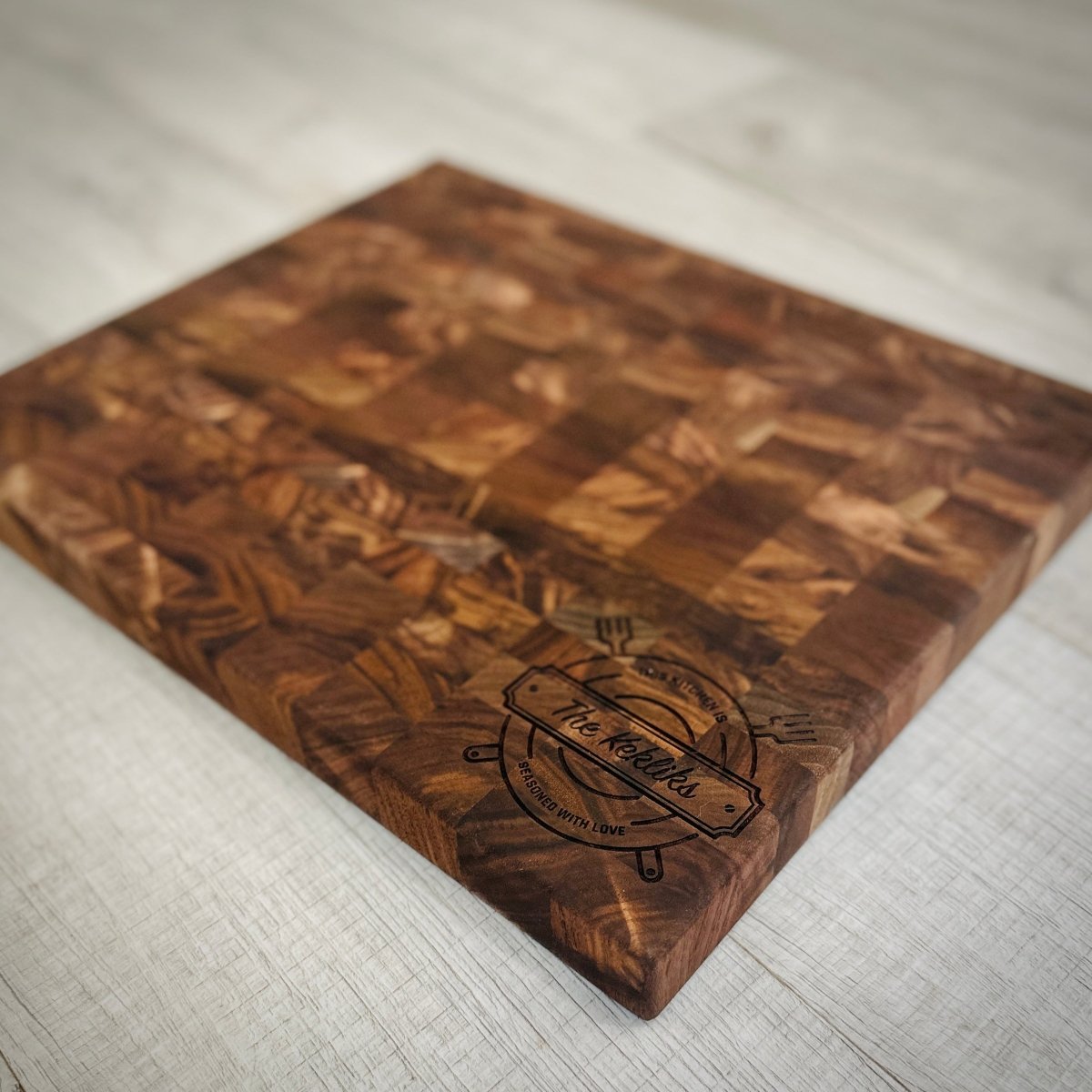 Unique Personalized Custom Butcher Block Customized cutting boards Gifts for Men by Groovy Guy