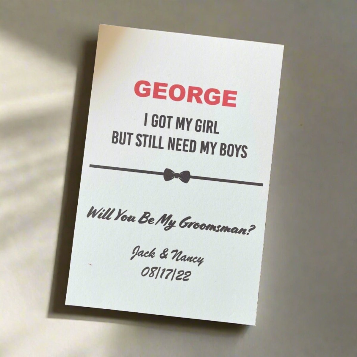 Unique Personalized Still Need My Boys Proposal Customized Gifts for Men by Groovy Guy