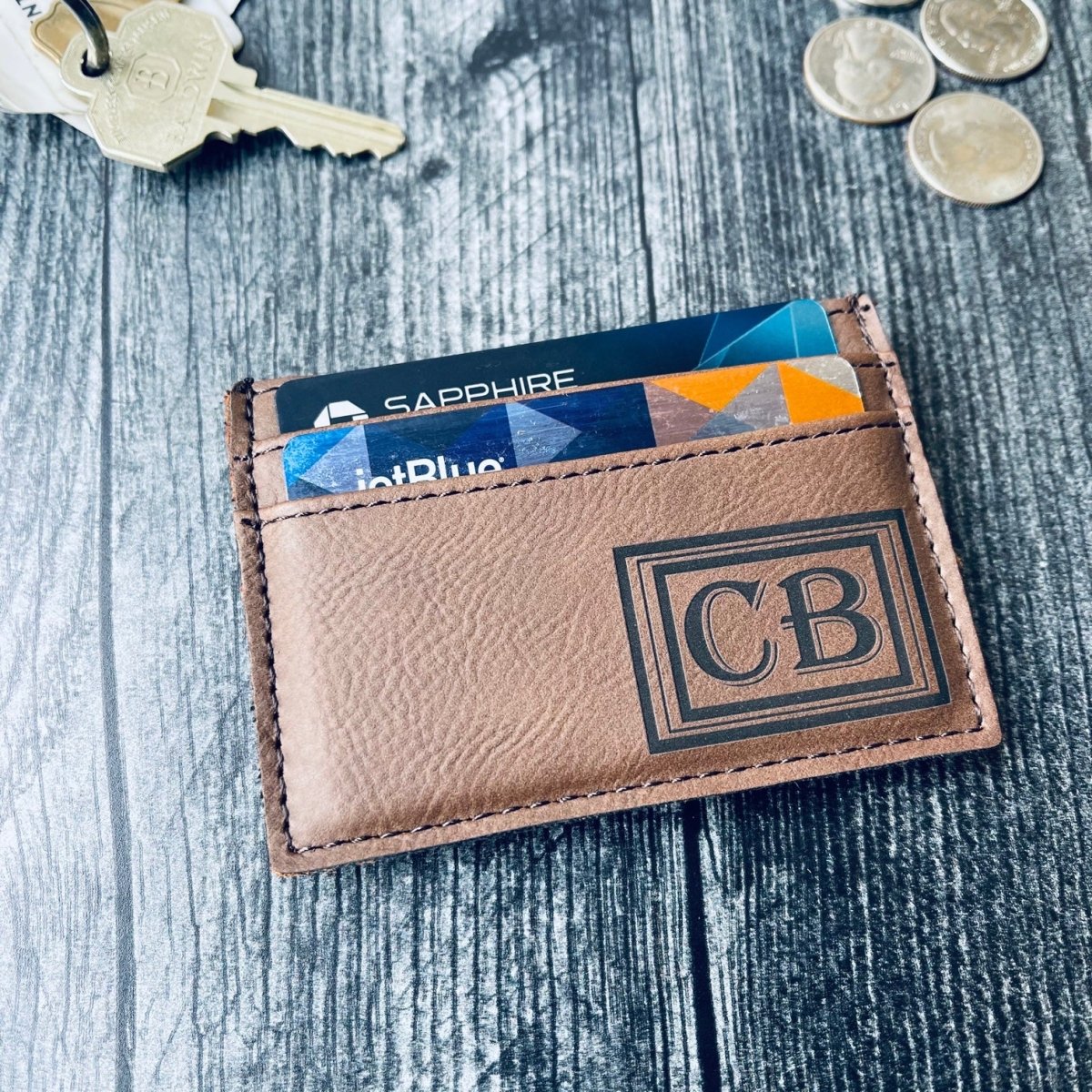 Unique Personalized Slim Jim Customized Wallet Gifts for Men by Groovy Guy