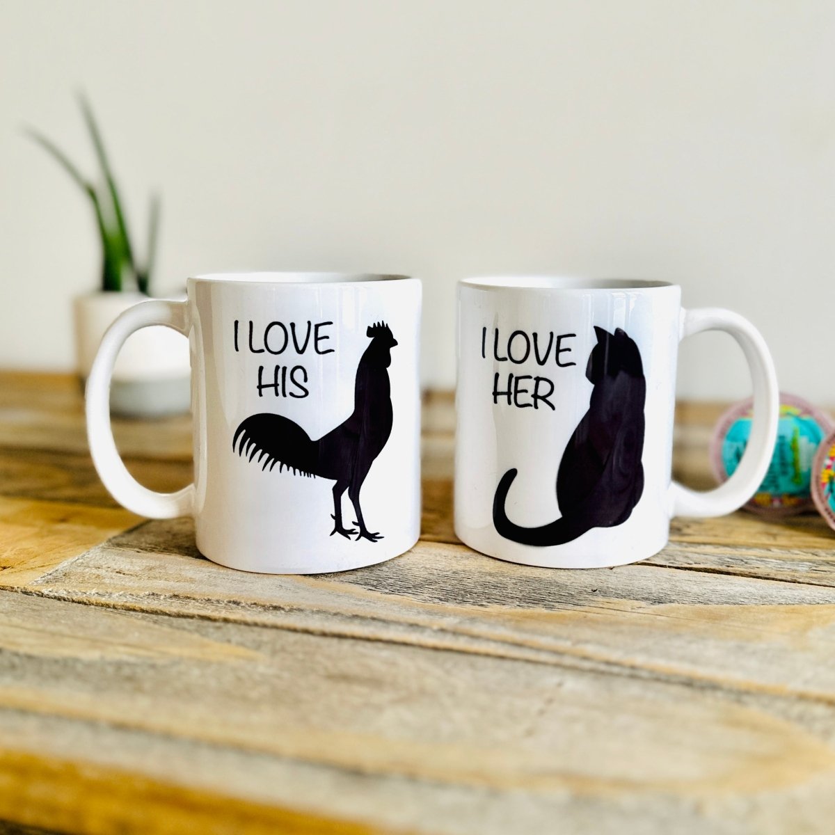 Unique Personalized Naughty Mug Set Customized Valentines Gifts for Men by Groovy Guy