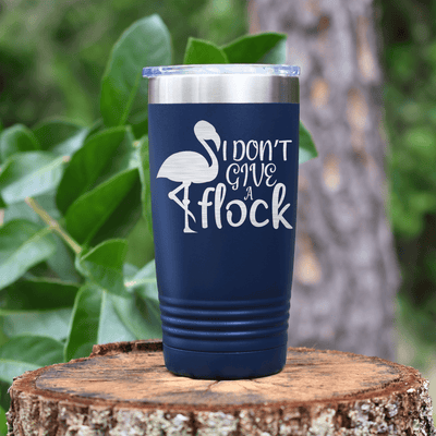 Navy funny tumbler I Dont Give A Flock