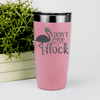 Salmon funny tumbler I Dont Give A Flock