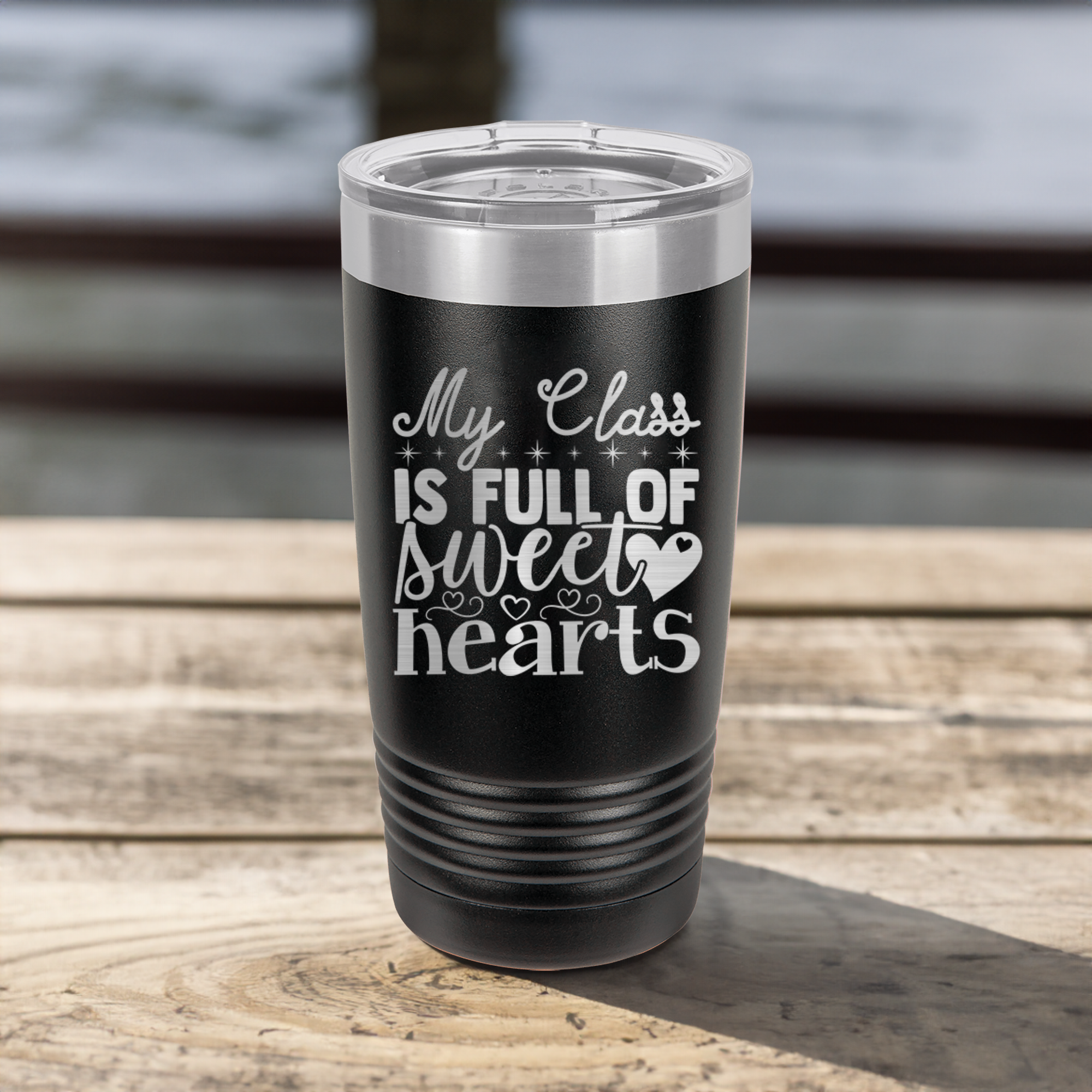 Funny I Have A Class Of Sweethearts Ringed Tumbler
