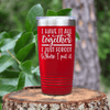 Red funny tumbler I Lose Everything