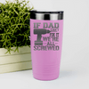 Pink fathers day tumbler If Dad Cant Fix It