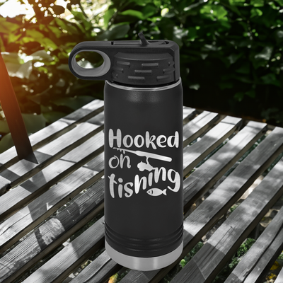 Im Hooked On Fishing Water Bottle - Groovy Guy Gifts