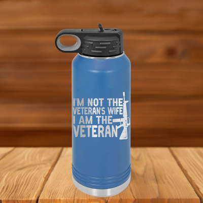 Im Not The Veterans Wife Water Bottle
